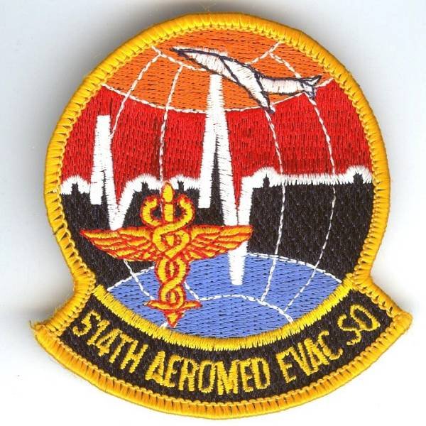 Patch tissu 514 th Aéromed Evac SO
