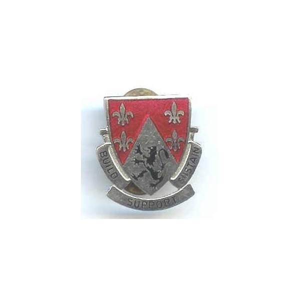 249 th Engineer Battalion, "build support sustain", émail