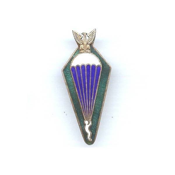 Pologne , parachutiste, émail, attache à molette