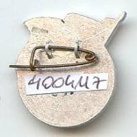Vietnam, Insigne Ho Chi Minh, 23 mm, aluminium peint