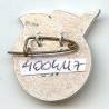 Vietnam, Insigne Ho Chi Minh, 23 mm, aluminium peint