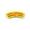 Titre d' Epaule Canada (authentique) , Armoured Corps