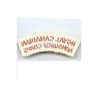 Titre d' Epaule Canada (authentique) , Armoured Corps