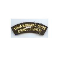 Titre d' Epaule Canada (authentique) , Service Corps