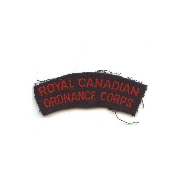 Titre d' Epaule Canada (authentique) , Ordnance Corps