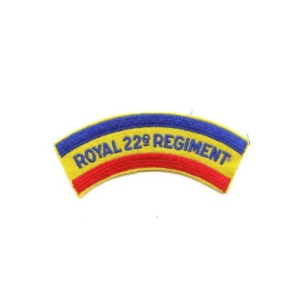 Titre d' Epaule Canada (authentique) , Royal 22° Régiment