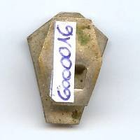 AMSCC, émail, miniature, 20 mm, attache à patin