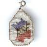Parti Social Français, pendentif en perles de métal colorées