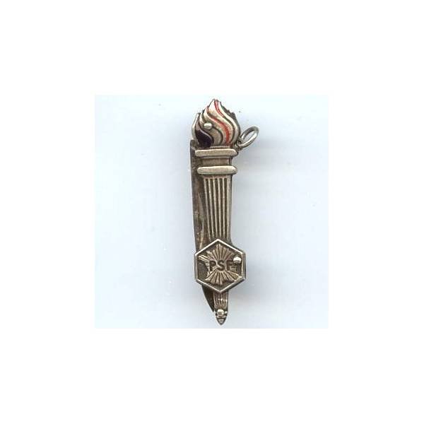 Parti Social Français, pendentif canif, 40 mm (s'ouvre)