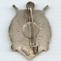 51° Rgt de Mitrailleurs d' Infanterie Coloniale , mitrailleuses et croix de Lorraine, gros boléro