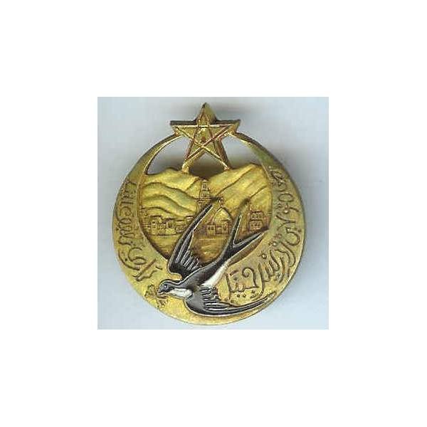 1° Rgt de Tirailleurs Marocains, peint, 1 anneau cassé