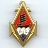 22° Rgt d'Infanterie Coloniale , jonque noire, dos lisse, 2 boléros Drago