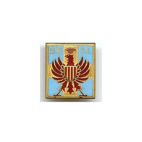 29° Division d' Infanterie, relief