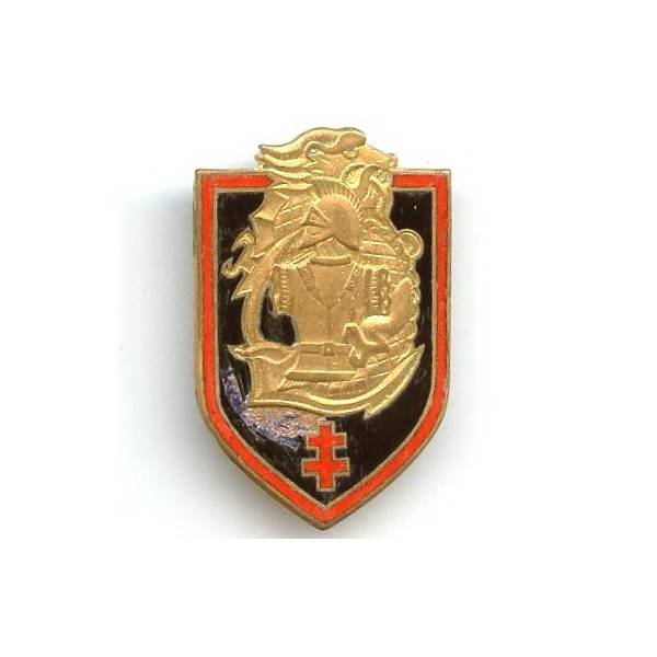 Génie du Corps Expéditionnaire Français en Extrême-Orient , éclat d' émail