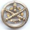 Insigne de bérêt du Matériel, patiné