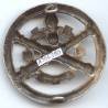 Insigne de bérêt du Matériel, patiné