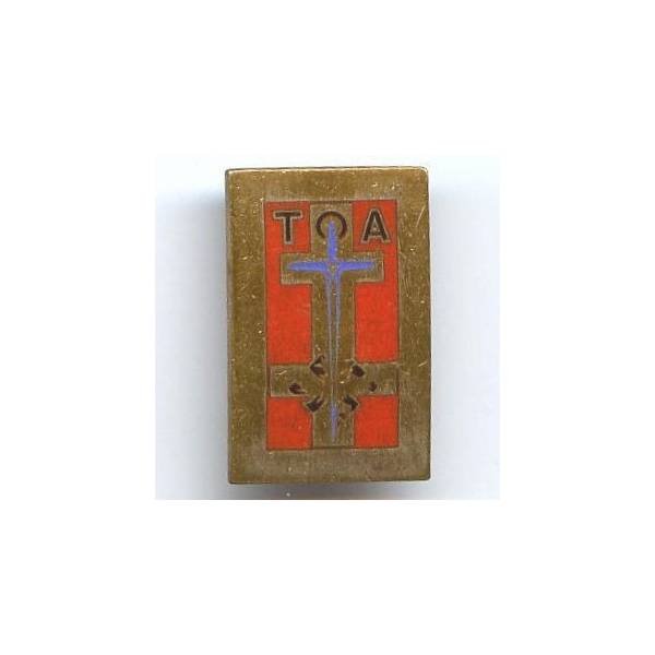 TOA, croix de Lorraine, sans attache