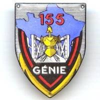 155° Rgt du Génie , émail...