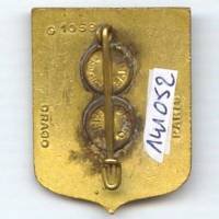 6° Régiment de Spahis Marocains en Extrême-Orient , dos lisse, boléros oxydés, défaut d'émaillage