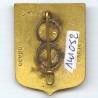 6° Régiment de Spahis Marocains en Extrême-Orient , dos lisse, boléros oxydés, défaut d'émaillage