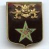6° Régiment de Spahis Marocains en Extrême-Orient , dos lisse, défaut d'émaillage