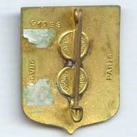 6° Régiment de Spahis Marocains en Extrême-Orient , dos lisse, défaut d'émaillage
