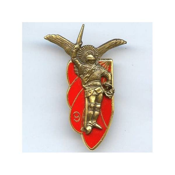 9° Régiment de Chasseurs Parachutistes , 40 mm, dos gaufré