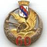 60° Régiment d'Artillerie , croissant, canon