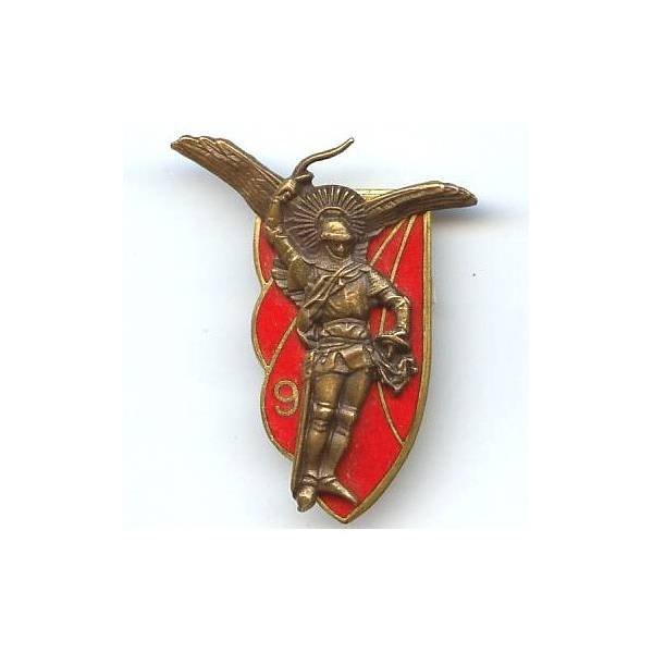 9° Régiment de Chasseurs Parachutistes , 39 mm, dos lisse