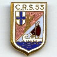 CRS 53  Marseille , émail,...