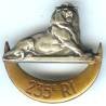 235° Régiment d'Infanterie , lion couché sur croissant, épingle horizontale