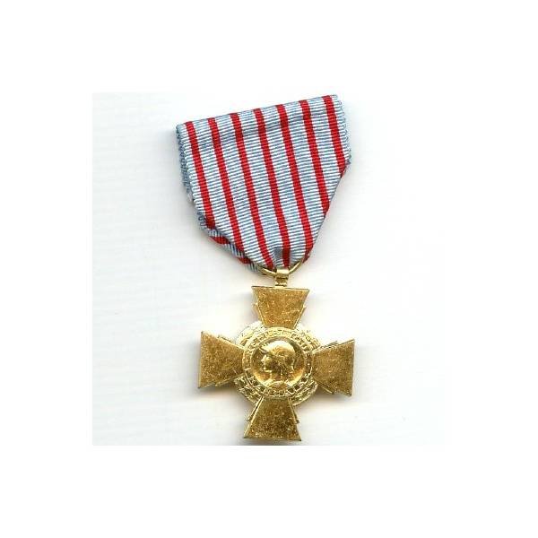 Croix du Combattant , doré, poinçon B R