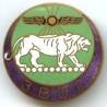 3° Bataillon du Levant , lion blanc, boléro oblong à fenêtre argenté