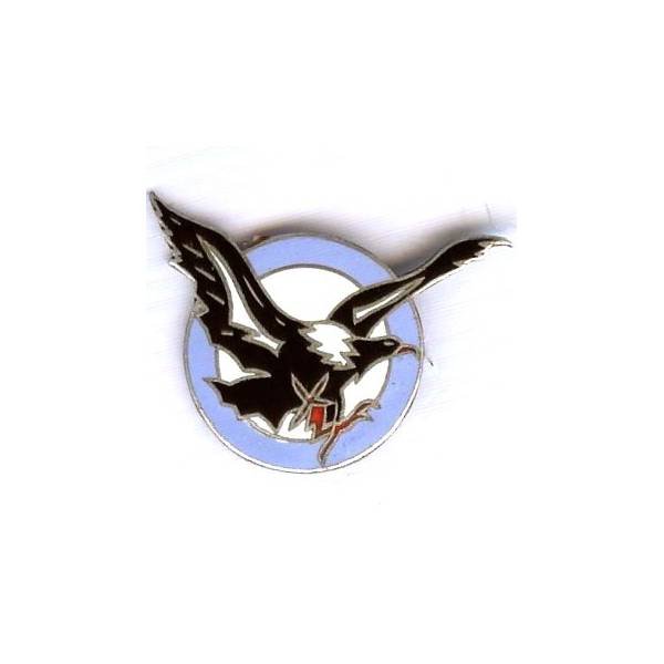 Escadrille de Liaisons Aériennes 55  Lahr-Metz  (1°Septembre 1948) , aigle noir et blanc, attache d'origine recollée