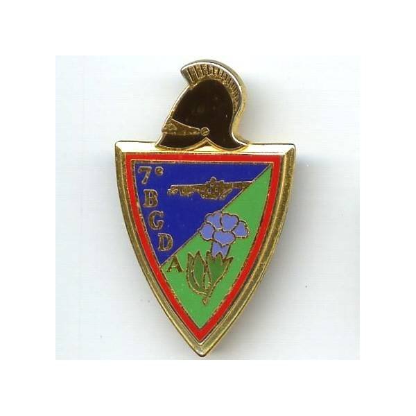7° Bataillon de Génie de Division Alpine, édelweïss à plat
