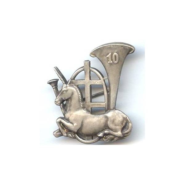 10° Bataiillon de Chasseurs à Pied , licorne couchée