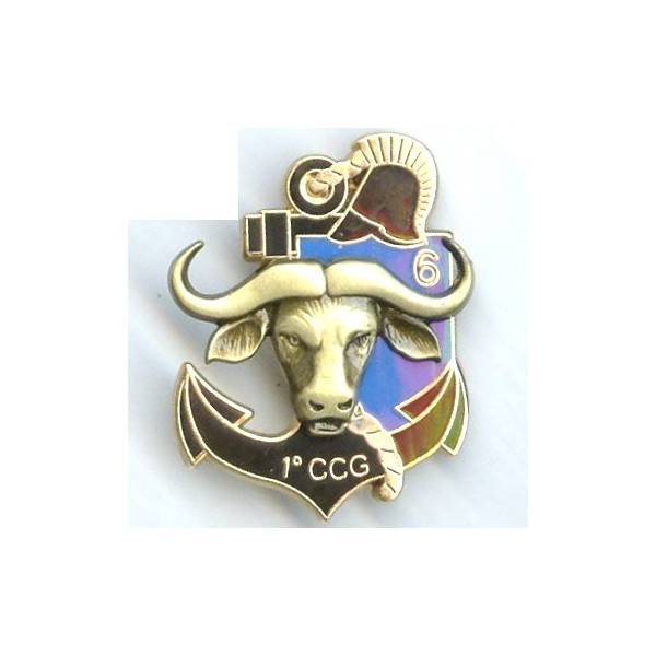 6° Rgt du Génie / 1° CCG , tête de buffle, matriculé 134