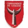 Cdos de Chasse AFN, trident, tissu, petits trous de mite