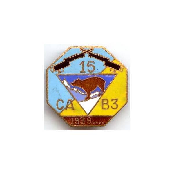 15° Régiment d'Infanterie Alpine / Cie d'Accompagnement du 3° Bataillon , 1939, ours et mitrailleuses