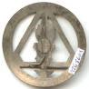 Garde Caodaïste, insigne de bérêt, d 43, boléro rond, gravure fine, attache coupée