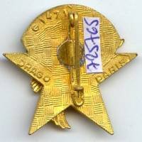 BIS 11° 1 / 2 Brigade de Choc, émail, dos doré