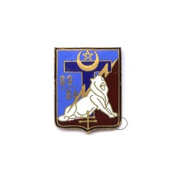 89° / 84° Compagnie de Télégraphistes de la 14° Division d'Infanterie , lion blanc , retour de l'attache à pivot cassé