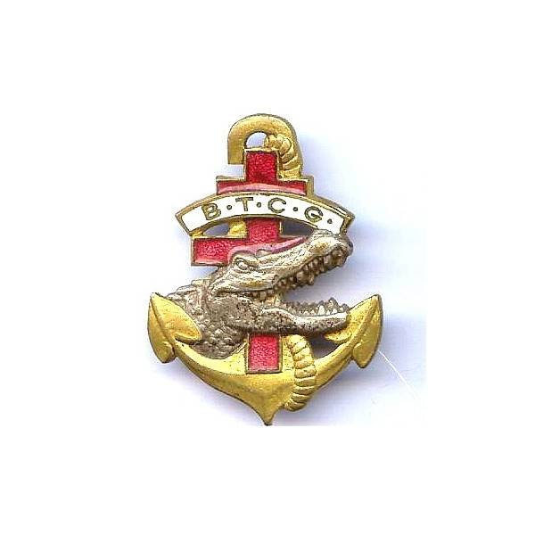 Bataillon de Tirailleurs du Congo-Gabon, crocodile, patiné