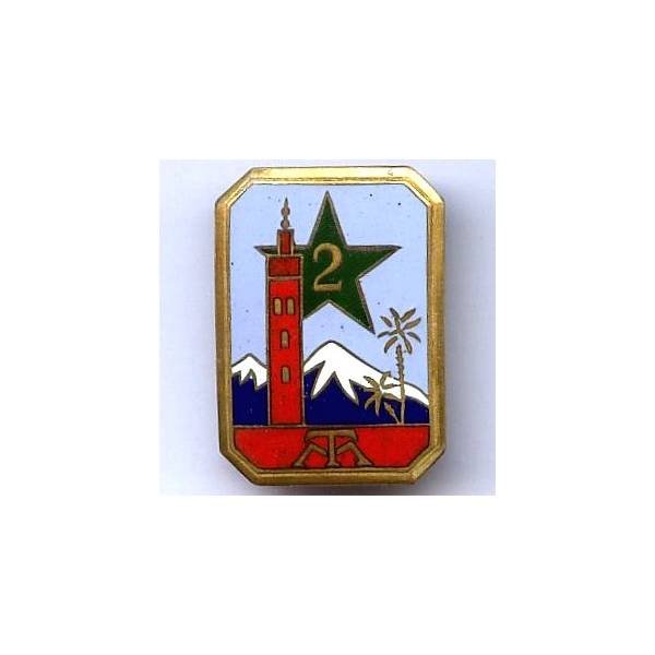 2° Rgt de Tirailleurs Marocains , ciel bleu, 27x37