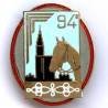 94° GRDI , tête de cheval dorée, église noire