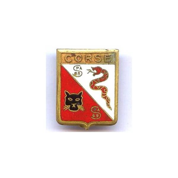 Groupe de Chasse 1 / 1 "Corse", dos lisse, sans "GC" dans le bandeau