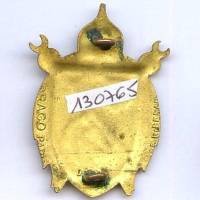 2° Régiment de Spahis Algériens , tête noire sur rouge mat, auto-mitrailleuse, 2 anneaux