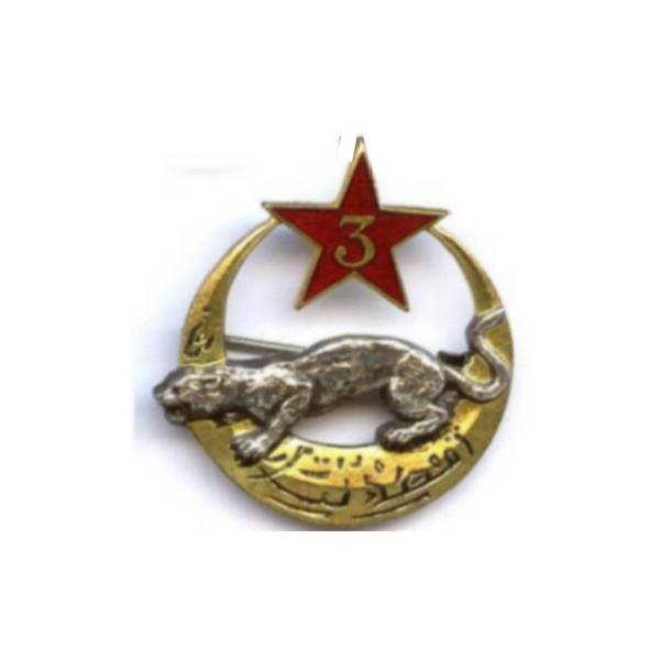 3° Régiment de Spahis Algériens , panthère relief