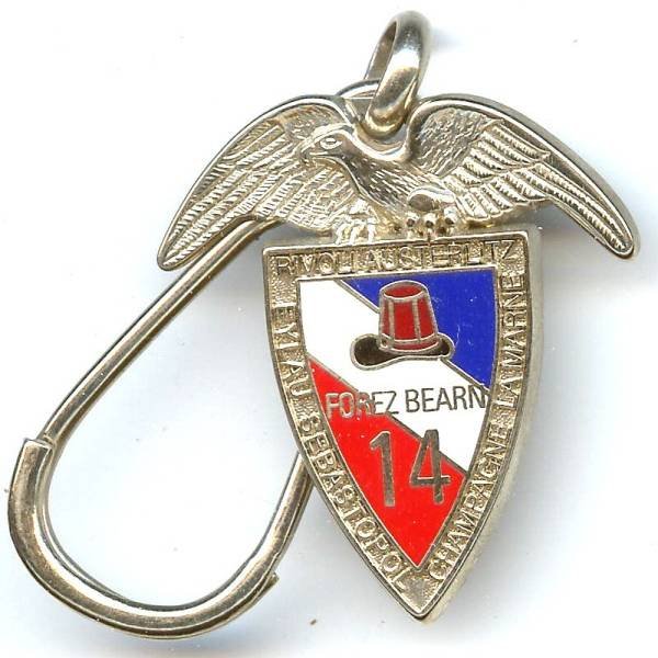 14° Régiment Parachutiste de Commandement et Soutien , porte-clefs