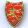 2° Régiment de Spahis Marocains , écu, cavalier, bordure verte